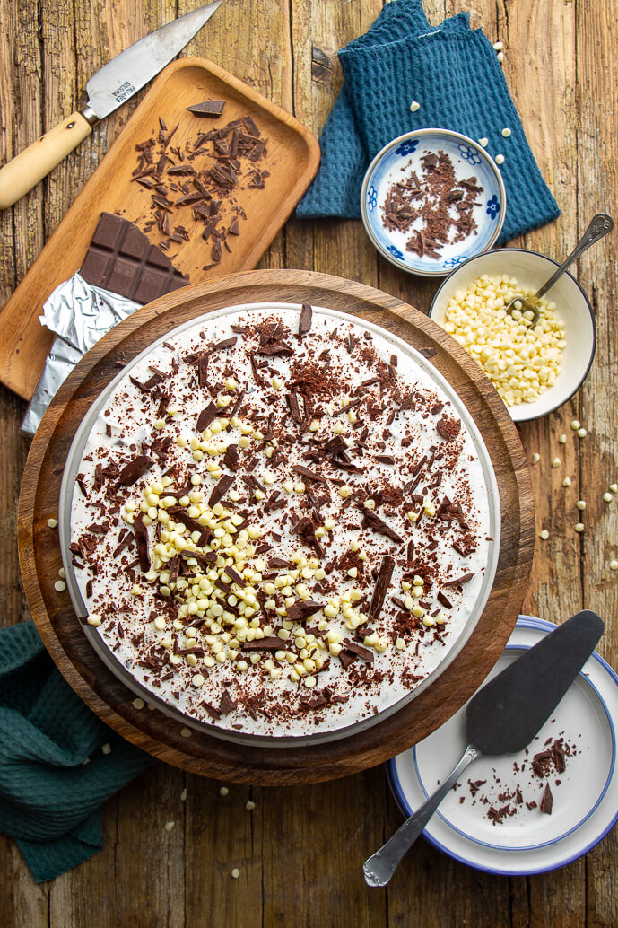 cheesecake alla stracciatella